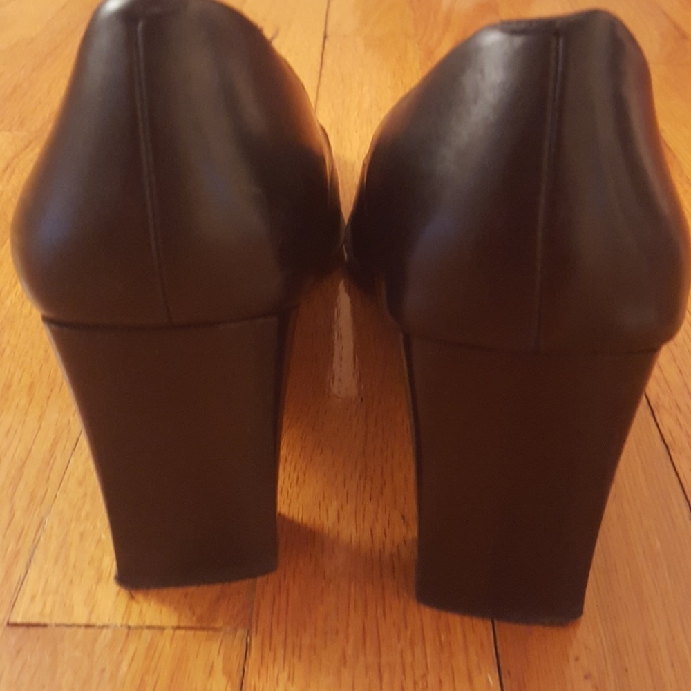 Coach Squared -Toe Black Pumps - image 4